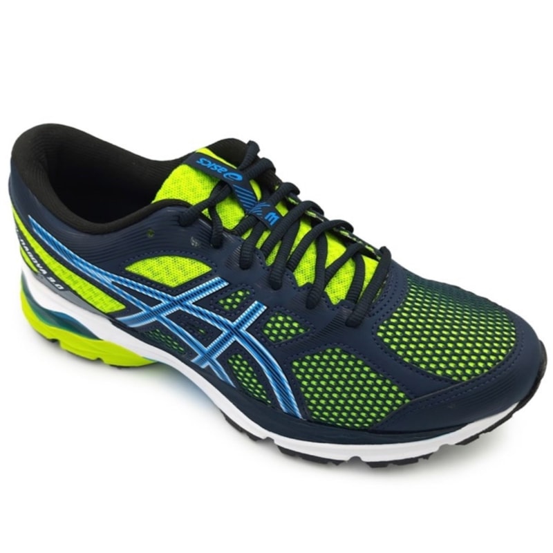 Tênis Asics Gel-Nagoya 3 Masculino - Marinho e Verde Tênis Asics Gel-Nagoya 3 Masculino - Marinho e Verde