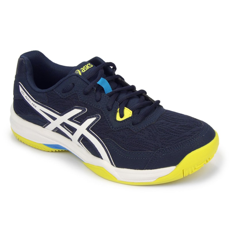 Tênis Asics Gel-Padel Pro 4 Masculino - Marinho e Branco Tênis Asics Gel-Padel Pro 4 Masculino - Marinho e Branco