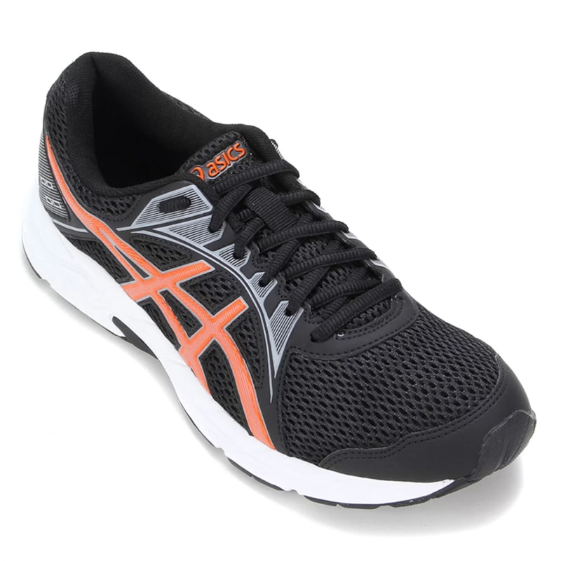 Tênis Asics Raiden 2 Masculino - Preto e Coral Tênis Asics Raiden 2 Masculino - Preto e Coral