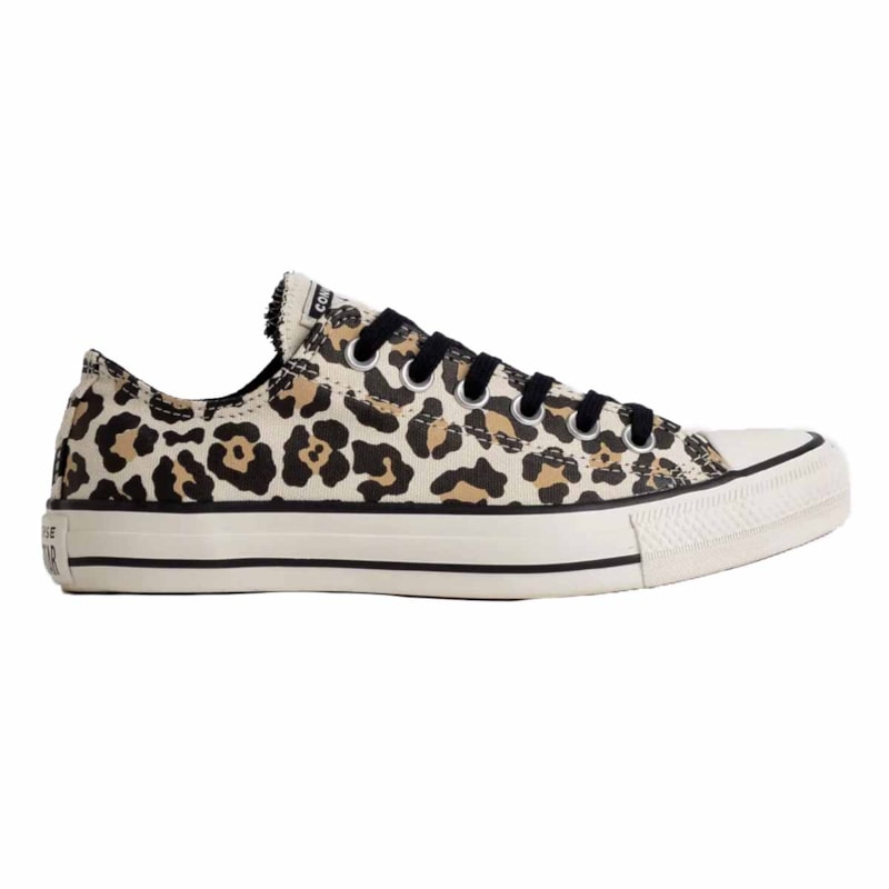 Tênis Converse All Star Chuck Animal Print Ox Bege Amendoa CT13080001