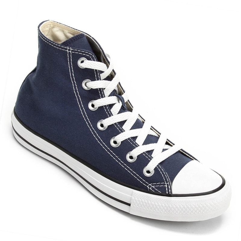 Tênis Converse All Star Chuck Taylor As Core HI Marinho Preto CT00040003 Tênis Converse All Star Chuck Taylor As Core HI Marinho Preto CT00040003