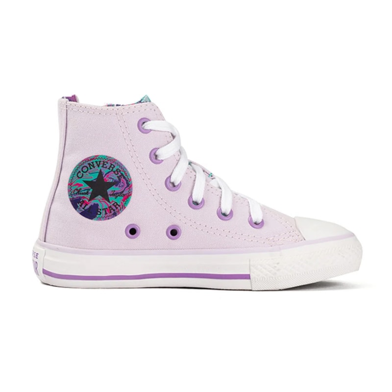 Tênis Converse All Star Chuck Taylor Authentic Glam HI Kids