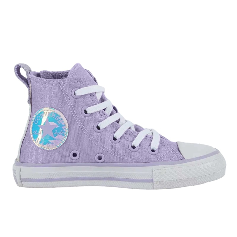 Tênis Converse All Star Chuck Taylor Festival Glitter Hi Infantil