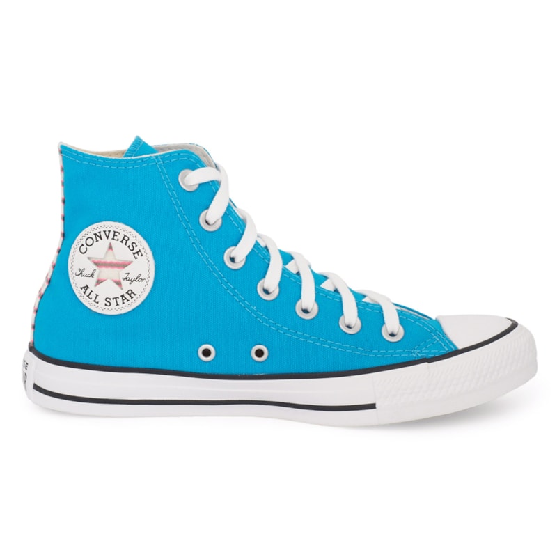 Tênis Converse All Star Chuck Taylor HI Azul Náutico CT14860001 Tênis Converse All Star Chuck Taylor HI Azul Náutico CT14860001