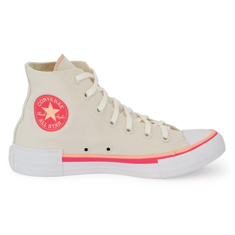 Tênis Converse All Star Chuck Taylor HI Bege Claro CT14700001