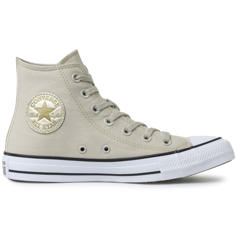 Tênis Converse All Star Chuck Taylor HI Bege Claro CT17290001