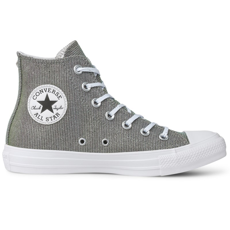 Tênis Converse All Star Chuck Taylor HI Céu Prata Puro CT12390001