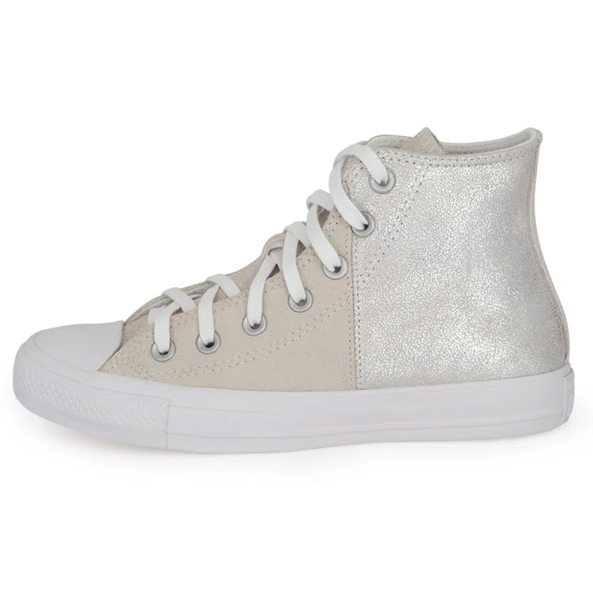 tênis converse chuck taylor all star hi cinza palido