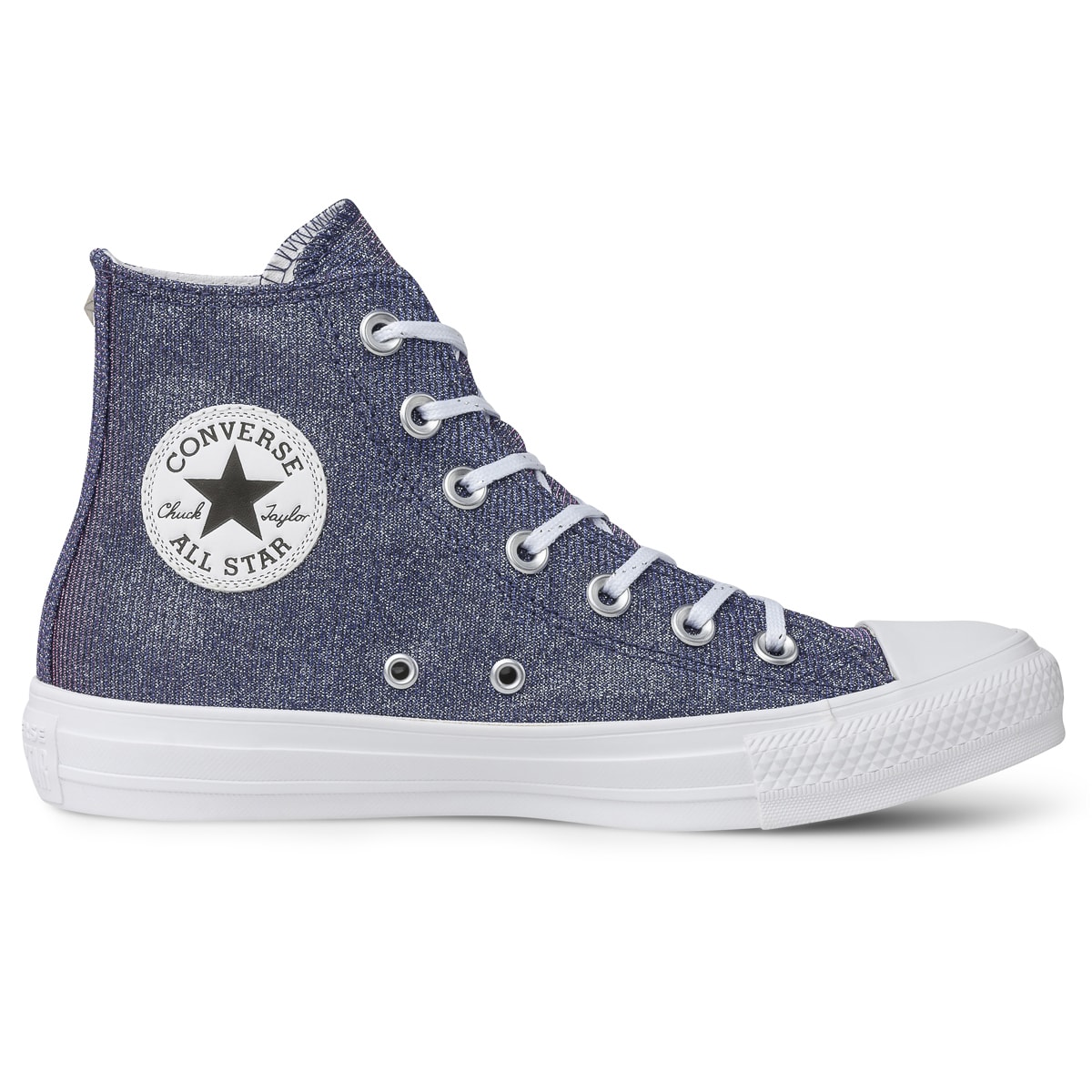 tenis all star prata metalizado