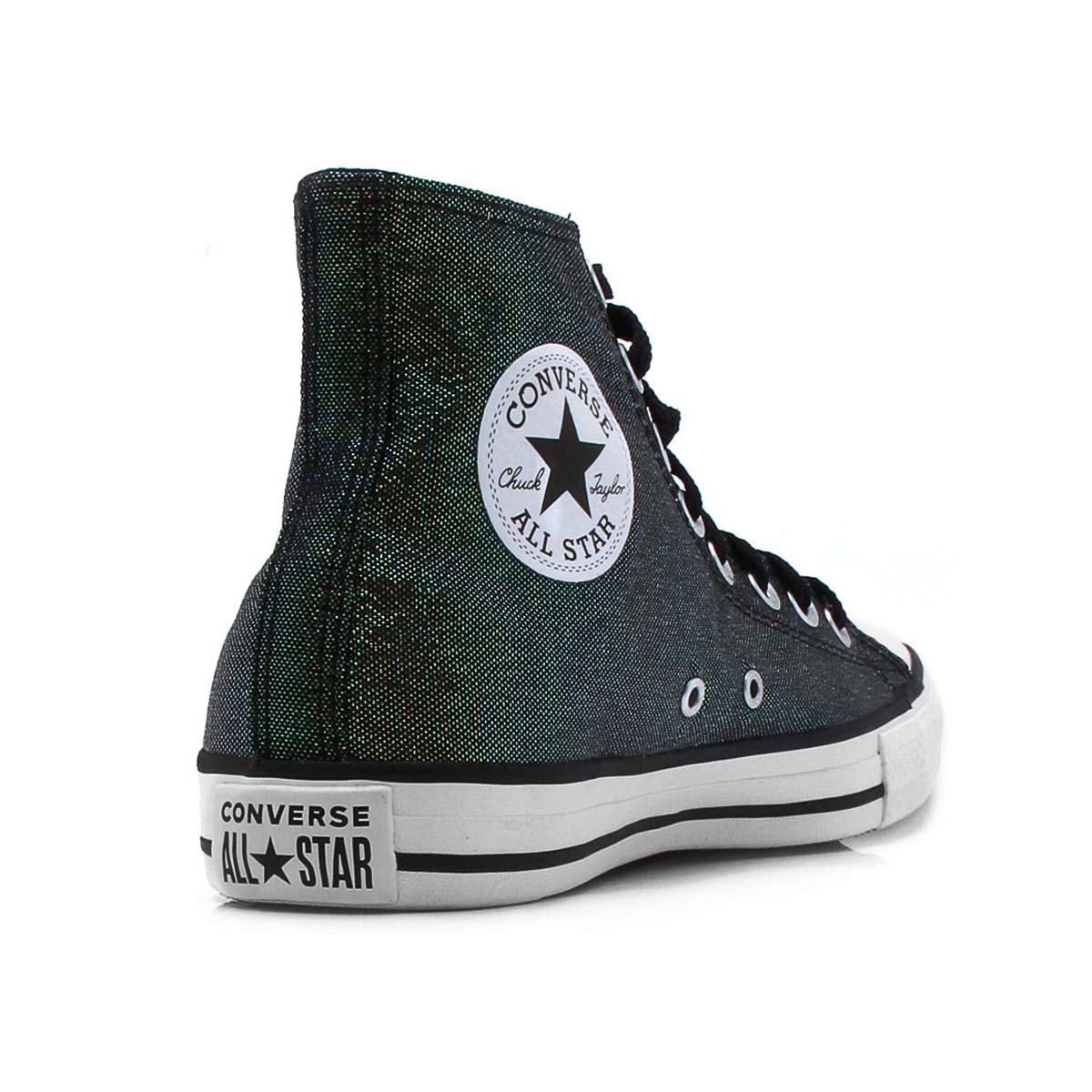 All star hot sale preto brilhante