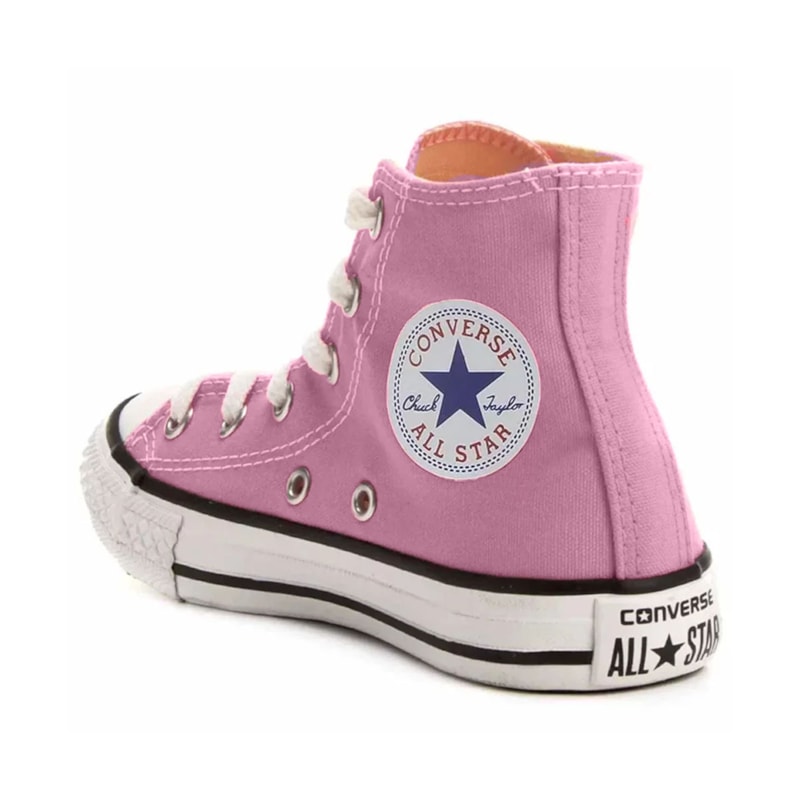 Tênis Converse Chuck Taylor All Star Rosa Cru Preto CK00040006 - Menina  Shoes