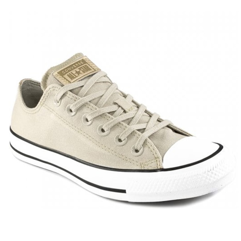 Tênis Converse All Star Chuck Taylor OX Bege Claro CT17300001