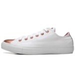 Tênis Converse All Star Chuck Taylor OX Branco Ouro Escuro CT12650002