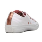 Tênis Converse All Star Chuck Taylor OX Branco Ouro Escuro CT12650002