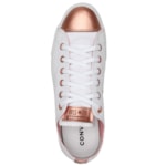 Tênis Converse All Star Chuck Taylor OX Branco Ouro Escuro CT12650002