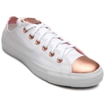 Tênis Converse All Star Chuck Taylor OX Branco Ouro Escuro CT12650002