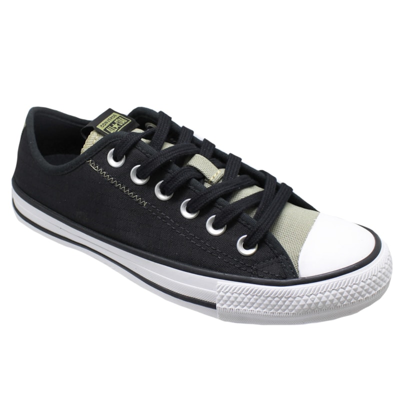 Tênis Converse All Star Chuck Taylor OX Preto Verde Campestre CT15810001