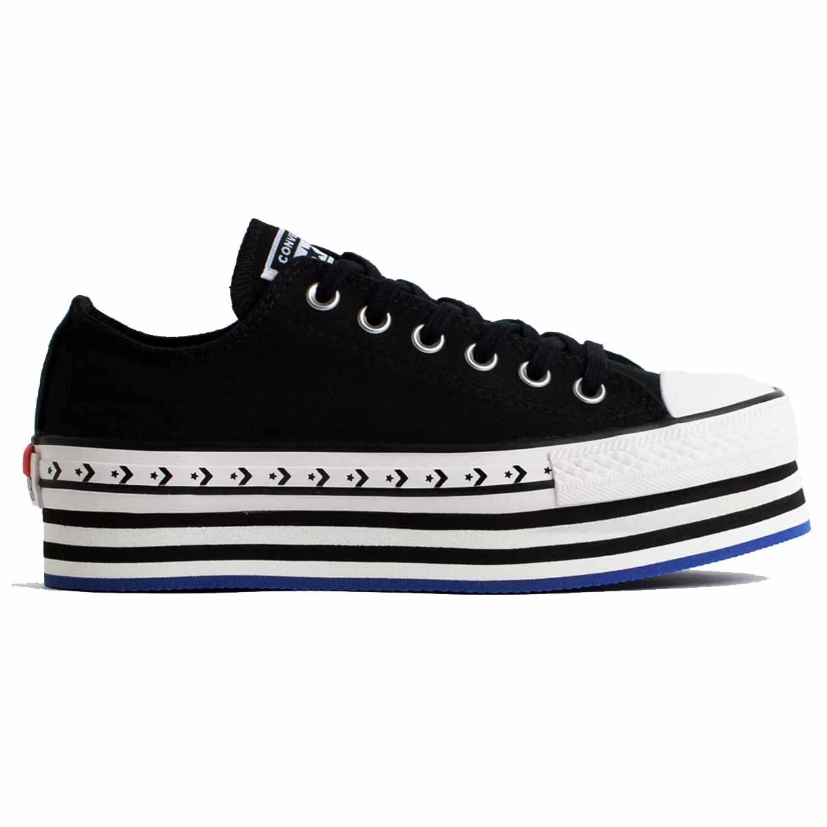 tênis converse chuck taylor all star platform ox preto