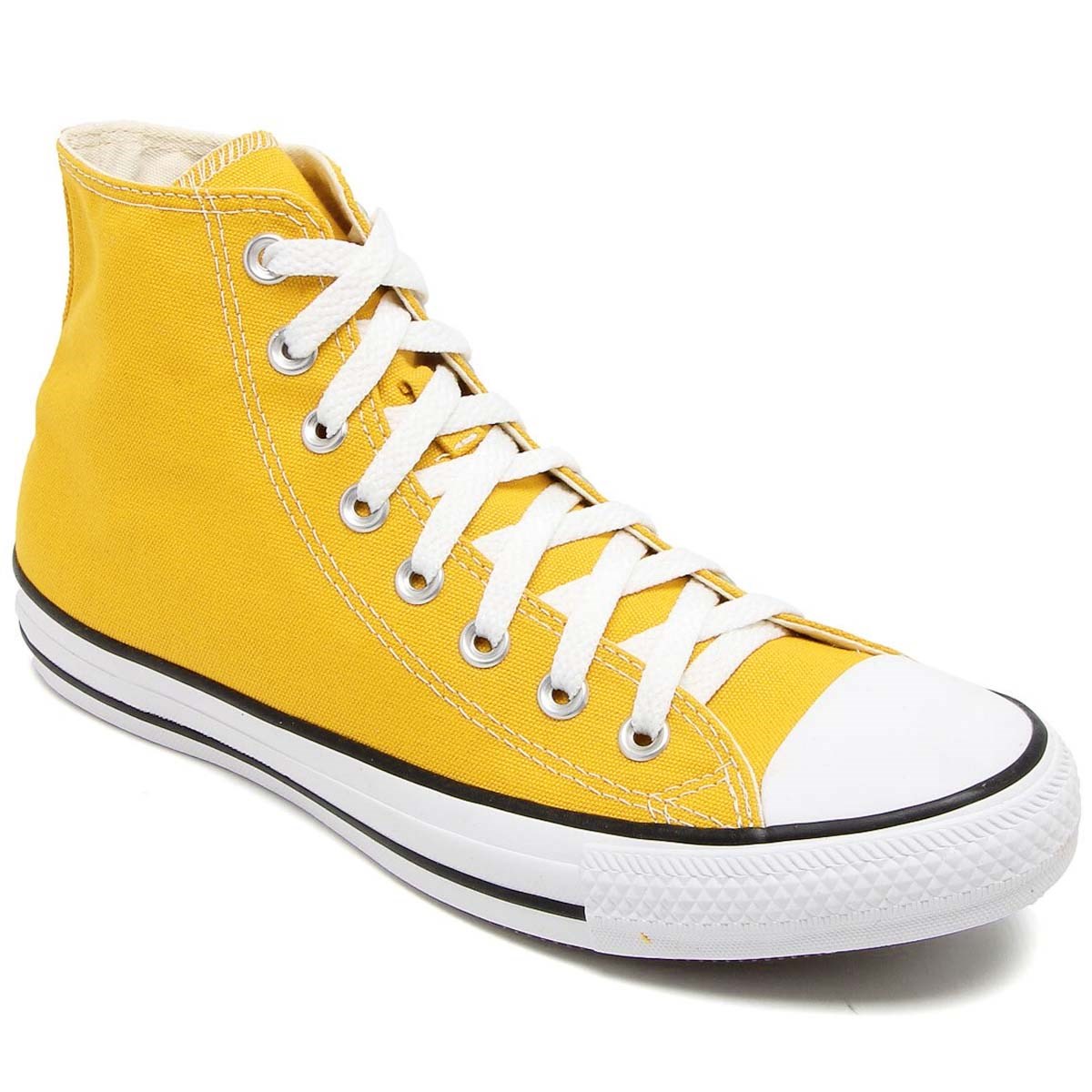 tênis converse chuck taylor all star seasonal hi amarelo