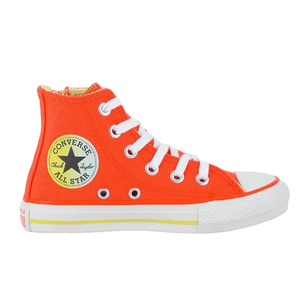 ノ*ブ様 CONVERSE Chuck Taylor All Star オレンジ Tênis Converse All Star Chuck Taylor Seasonal Plus HI Infantil