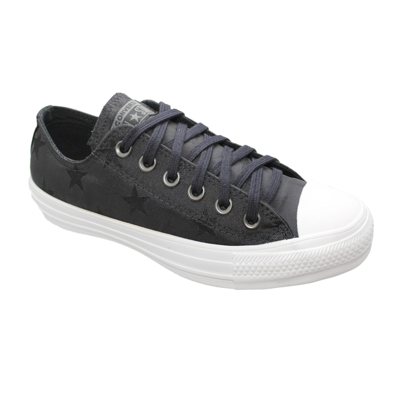 Tênis Converse All Star Chuck Taylor Twisted Archive OX Preto Branco CT13700001