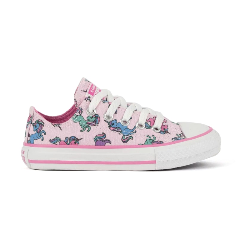 Tênis Converse All Star Chuck Taylor Unicorns Ox Kids