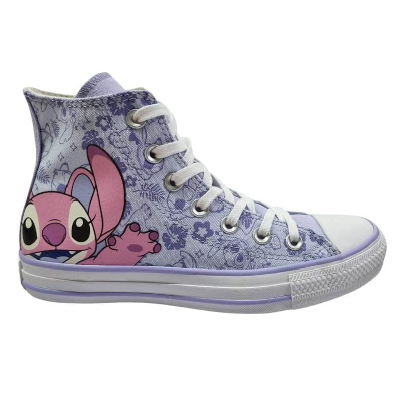 Tênis Converse All Star Chuck Taylor X Disney Stitch HI Unissex
