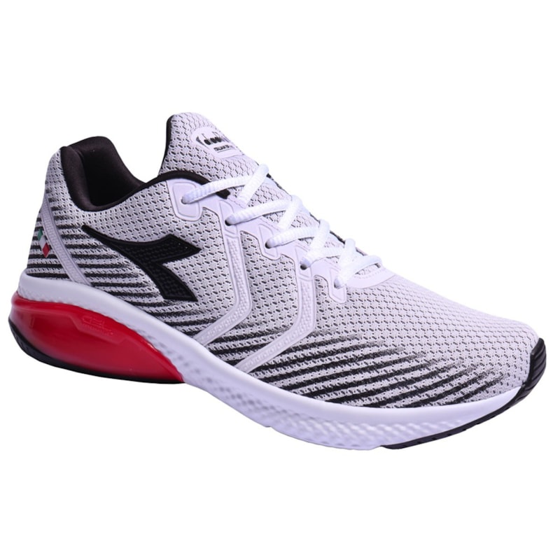 Tênis Diadora Fluid Masculino - Branco e Preto Tênis Diadora Fluid Masculino - Branco e Preto