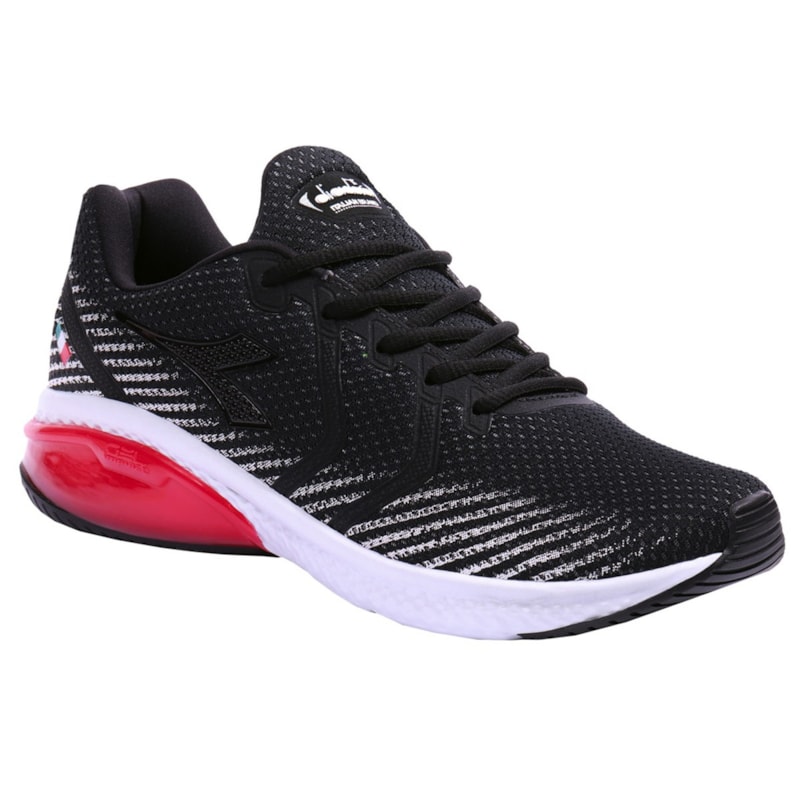 Tênis Diadora Fluid Masculino - Preto e Branco Tênis Diadora Fluid Masculino - Preto e Branco