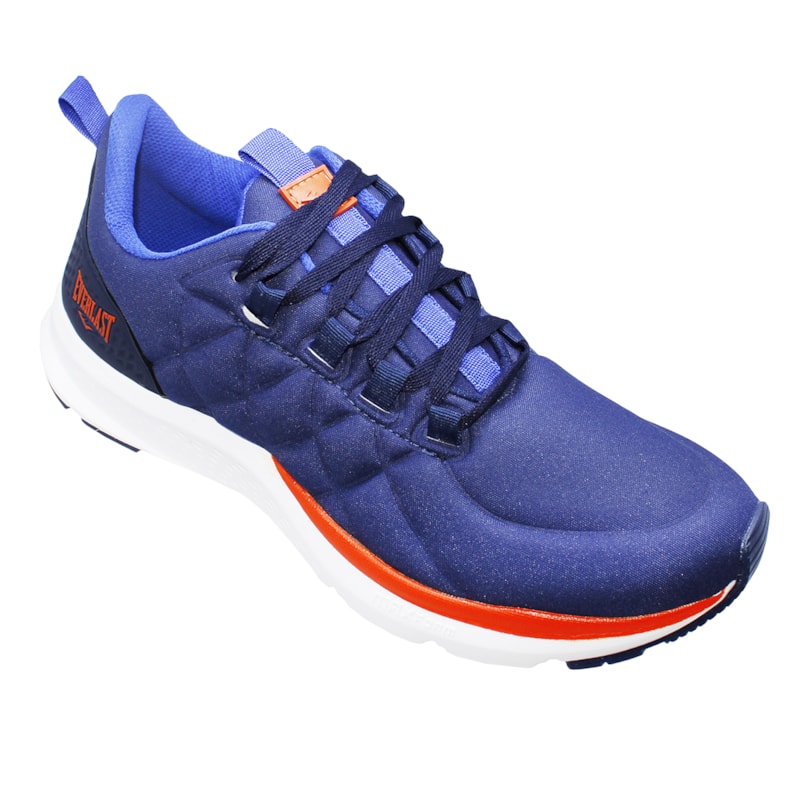 Tênis Everlast Dlux Masculino - Marinho e Laranja Tênis Everlast Dlux Masculino - Marinho e Laranja