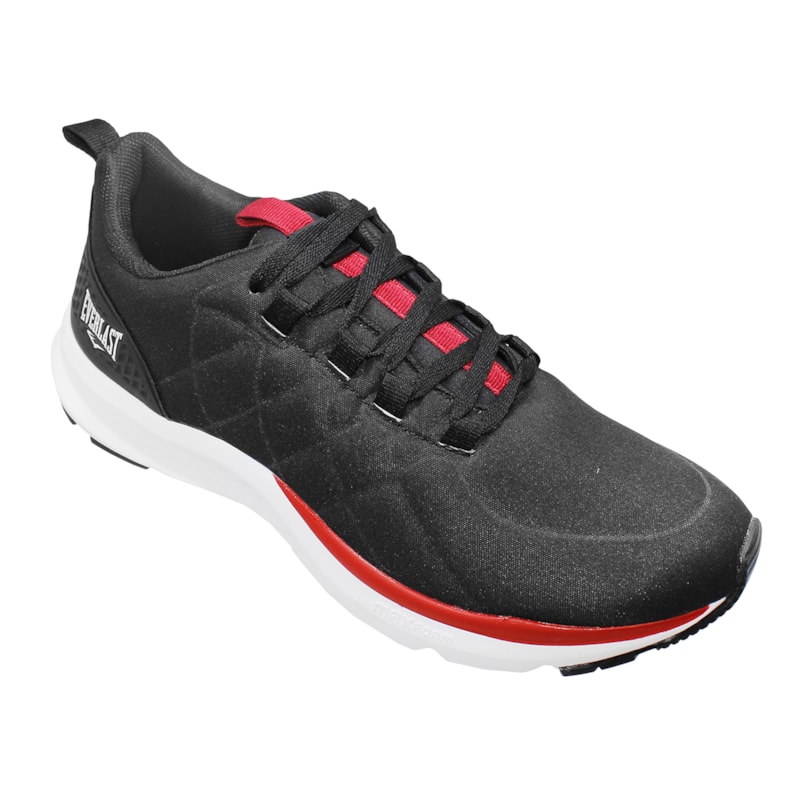 Tênis Everlast Dlux Masculino - Preto e Vermelho Tênis Everlast Dlux Masculino - Preto e Vermelho