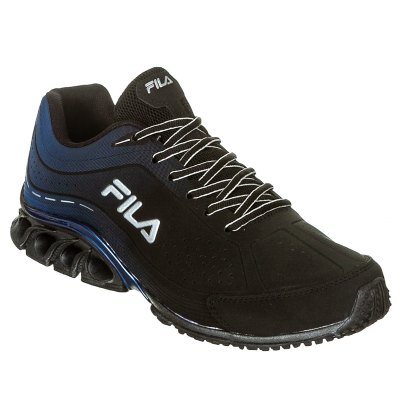 Tênis Fila Cage Python Masculino - Preto e Azul Tênis Fila Cage Python Masculino - Preto e Azul