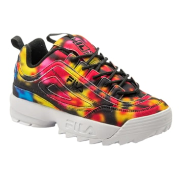 Tênis Fila Disruptor II Dark Tie Dye Feminino