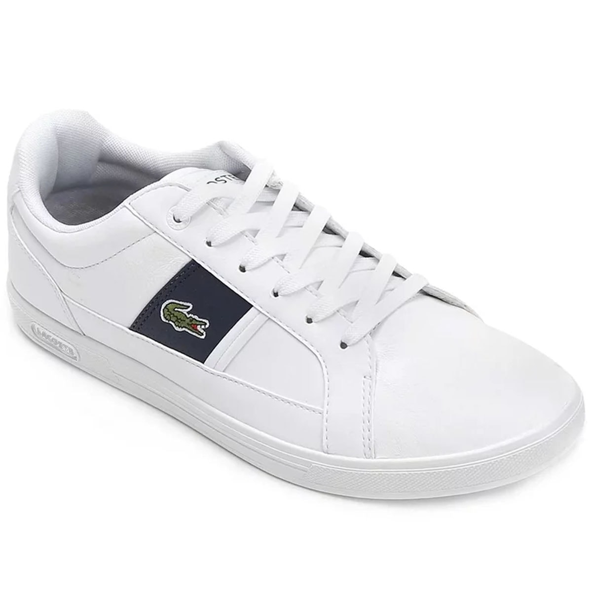 tenis branco masculino lacoste