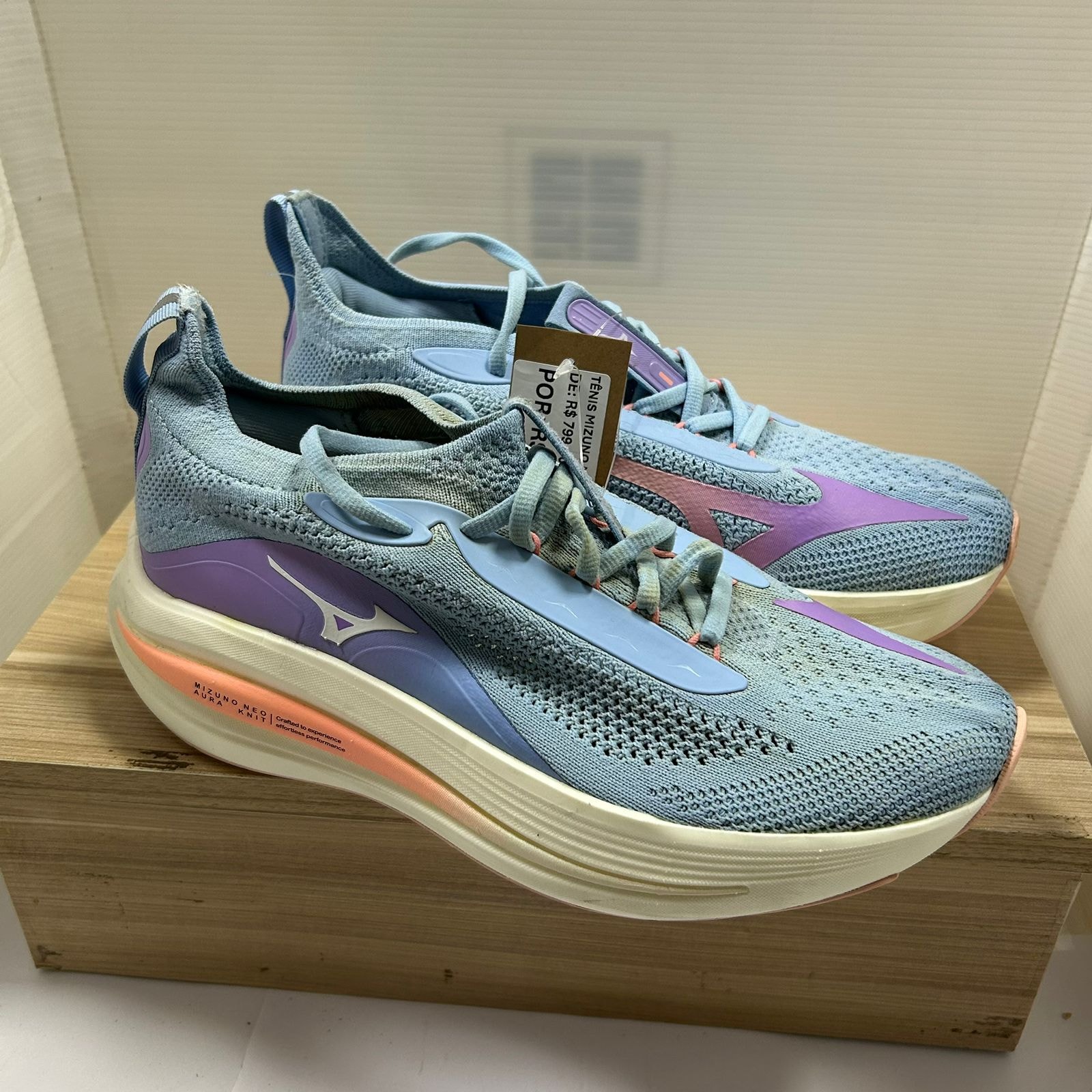Tênis Mizuno Neo Aura Knit Feminino Nº 36 Lavado