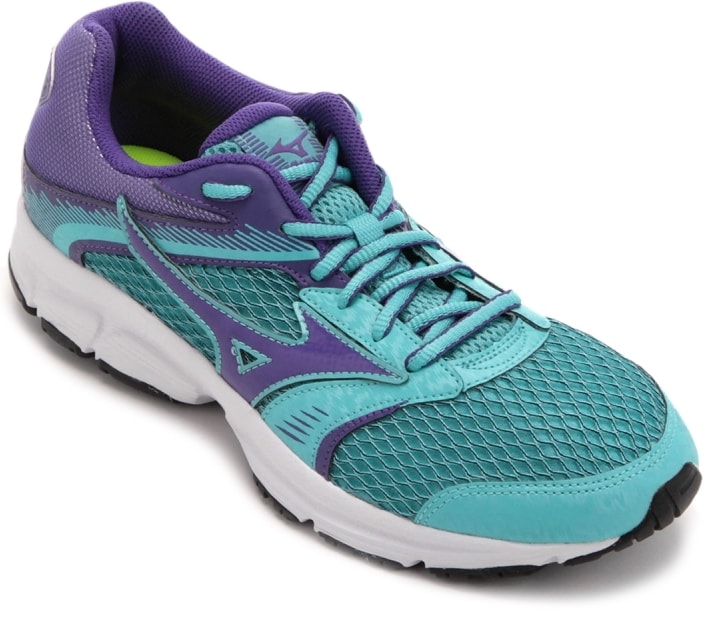 Tenis Mizuno Strike N Feminino Azul e Roxo Esporte Legal