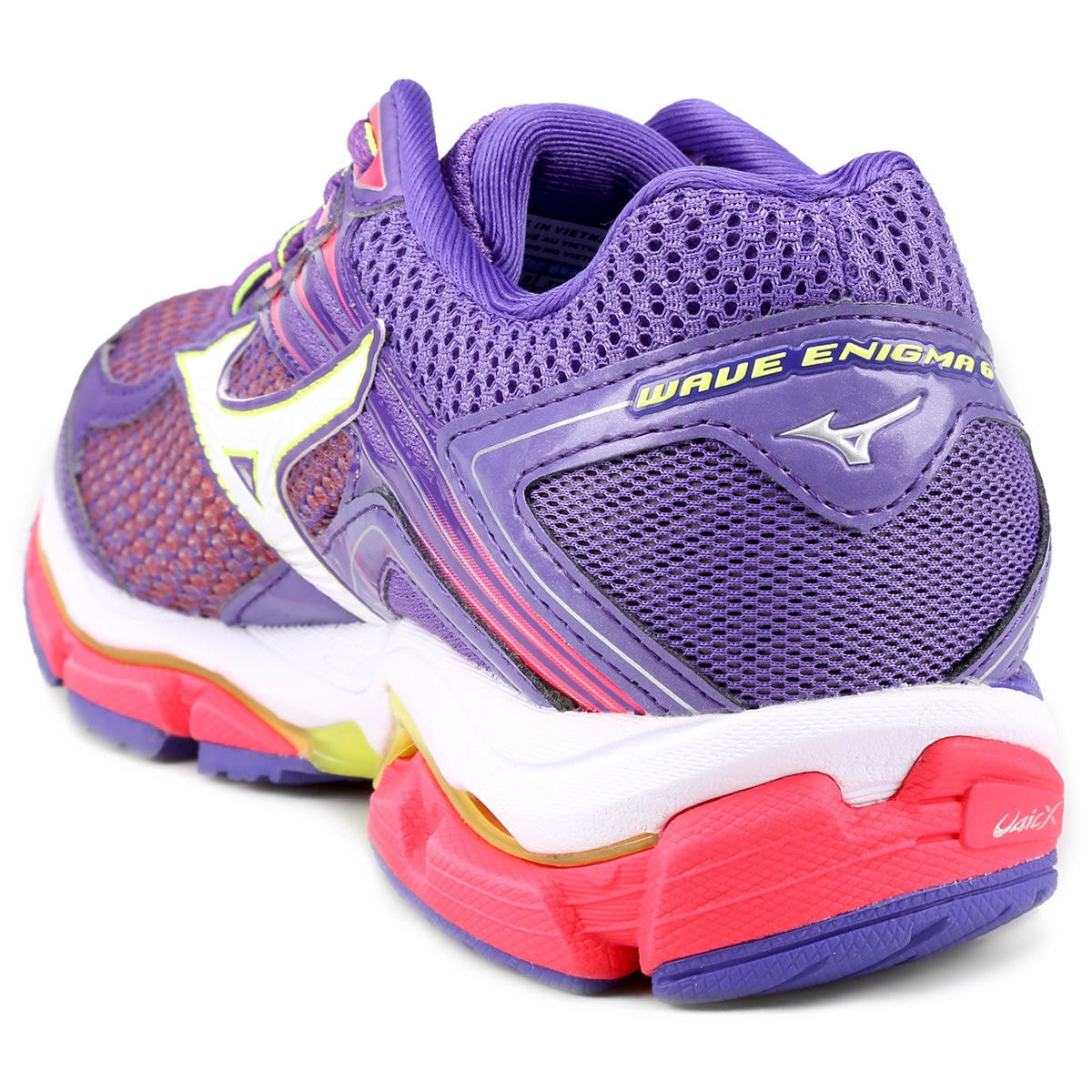 Tenis Mizuno Wave Enigma 6 Feminino Roxo e Rosa Esporte Legal