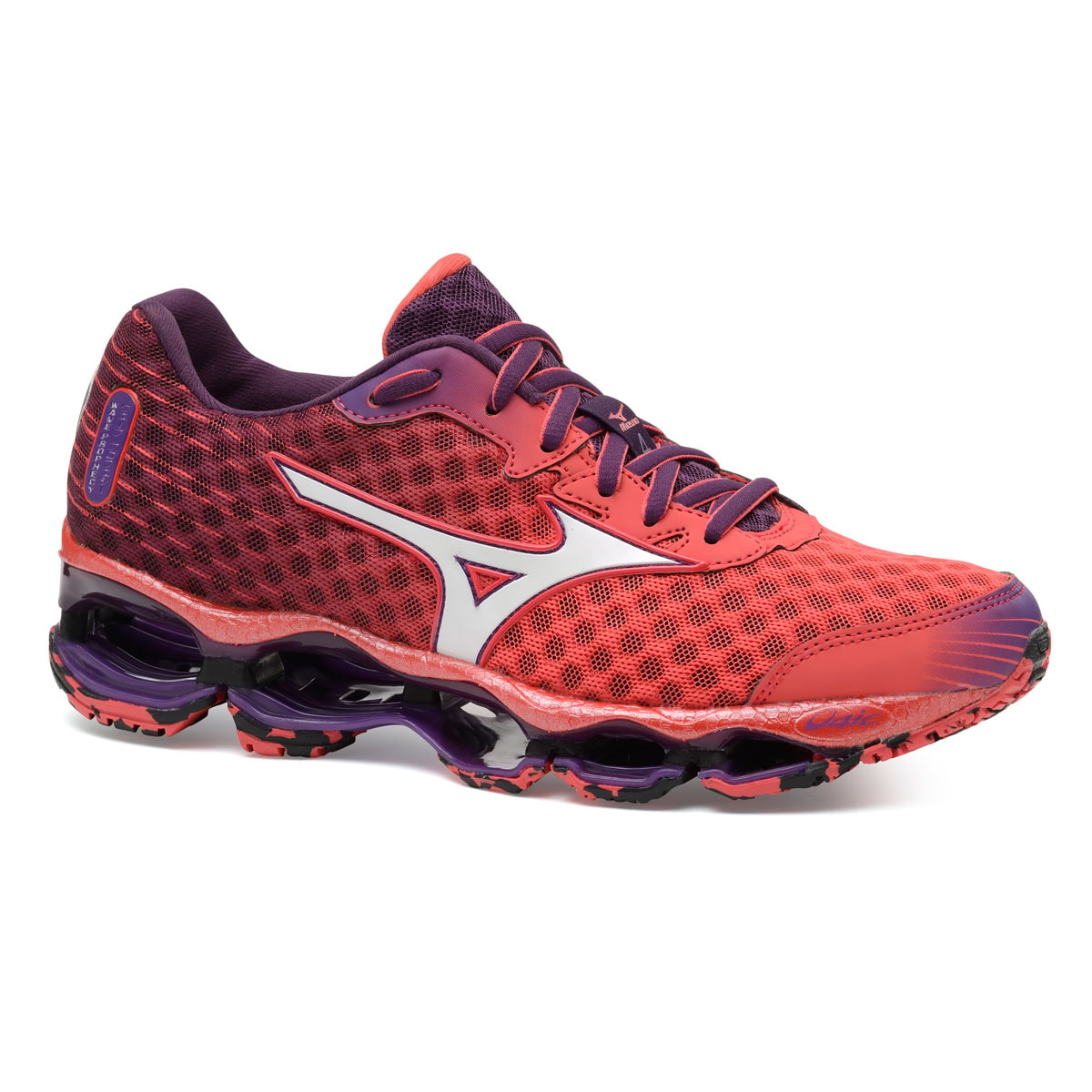 Tenis Mizuno Wave Prophecy 4 W Rosa e Roxo Esporte Legal