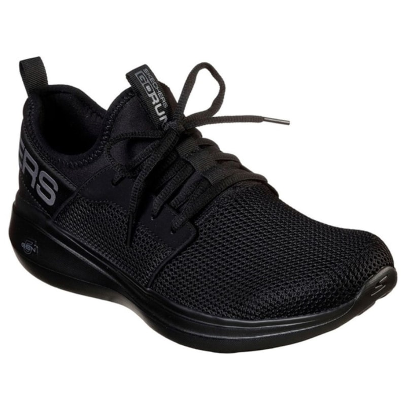 Tênis Skechers Go Run Fast Valor Masculino - Preto Tênis Skechers Go Run Fast Valor Masculino - Preto