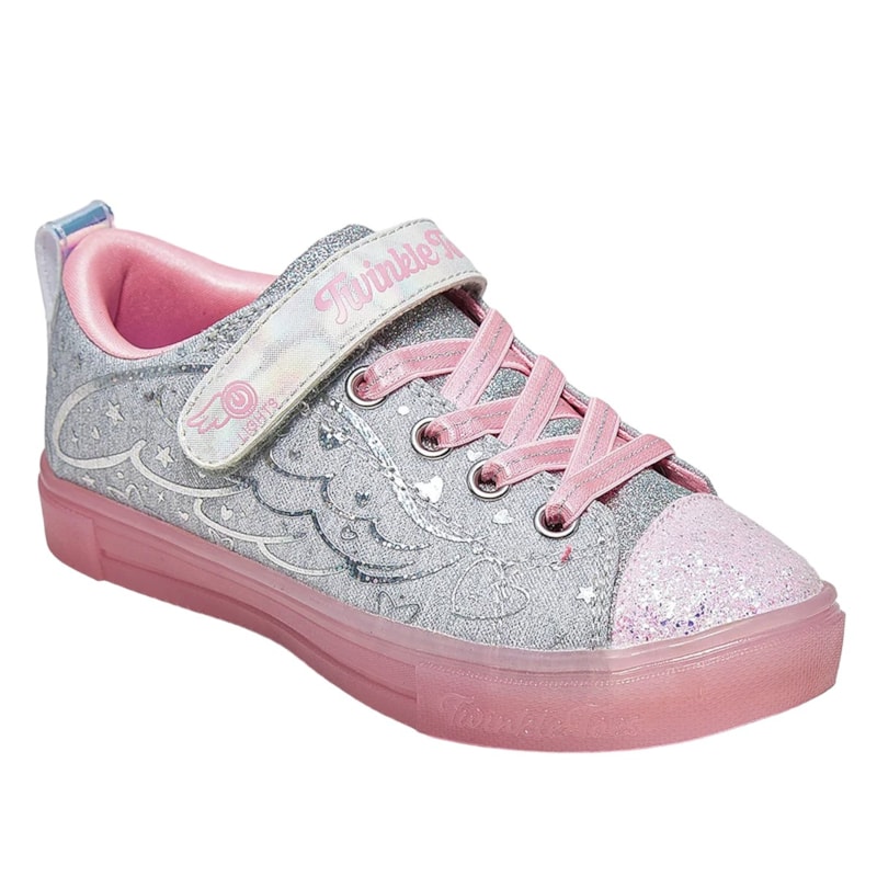 Tênis Skechers S Lights Twinkle Toes Sparks Ice Heather Magic Infantil