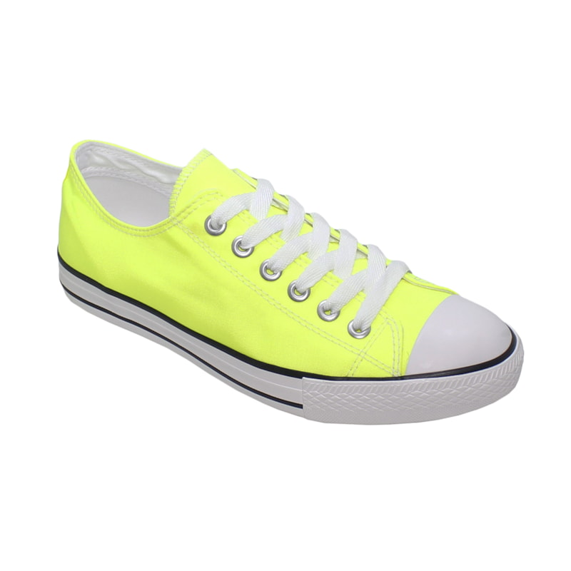 Tênis Street Star Basket Neon Low Feminino - Amarelo