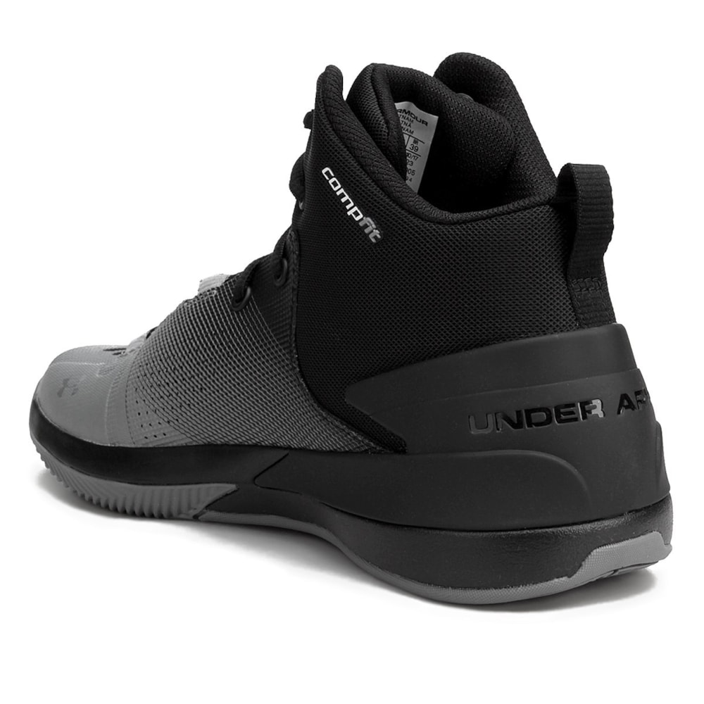 Tênis Under Armour de Basquete Rocket 3 Masculino Preto Esporte Legal