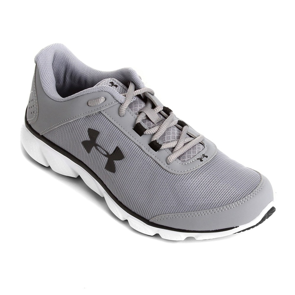 Tênis Under Armour Micro G Assert 7 Cinza E Branco Esporte Legal