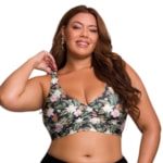 Top Biquíni Selene Regata Plus Size Feminino