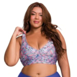 Top Biquíni Selene Regata Plus Size Feminino