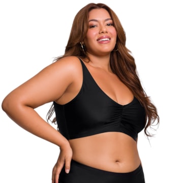 Top Biquíni Selene Regata Plus Size Feminino