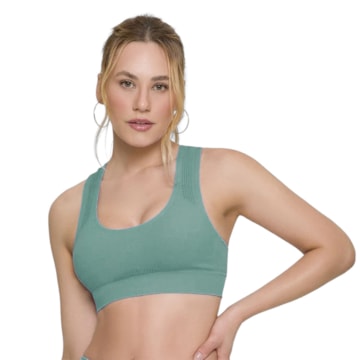 Top Nadador Selene Sem Costura Feminino