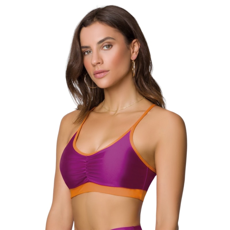 Top Selene Recortes Com Bojo Feminino