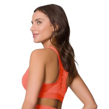 Top Selene Sport Sem Costura Feminina