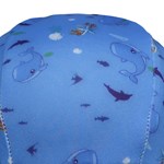 Touca de Natação Poker Estampada Baleia Infantil - Azul